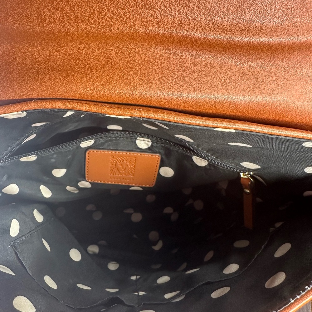 Anne Klein Brown Backpack with Structured Design - Picture 4 of 13